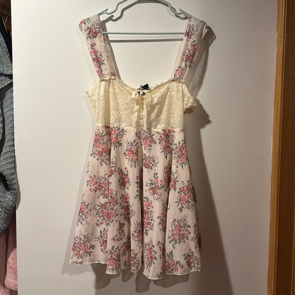 CURRENT MOOD• dolls kill floral baby doll dress